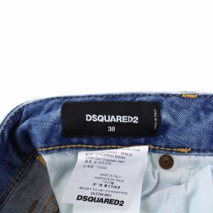 DSQUARED2 18AW COOL GIRL CROPPED JEAN デニムパンツ ジーンズ クロップド テーパード ペイント ダメージ加工