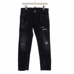 ICON 18AW BOYFRIEND JEAN デニムパンツ ジーンズ ダメージ加工 38 M 黒 ブラック S75LB0061