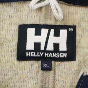 HELLY HANSEN FIBERPILE THERMO VEST ボアベスト フード ジップアップ XL グレー系