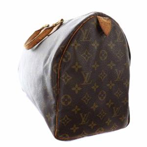 LOUIS VUITTON M41528 モノグラム スピーディ25 ボストンバッグ ハンドバッグ 茶