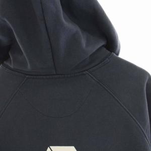 PALACE パーカー スウェット プルオーバー 長袖 S ブルーグレー