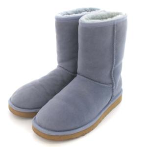 UGG australia CLASSIC SHORT クラシック ショート ムートンブーツ 靴 シューズ US7 24cm 水色