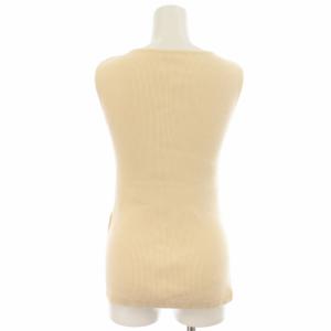 AURALEE ロンハーマン 19SS Giza Boat Neck Sleeveless Top カットソー リブニット ボートネック プルオーバー