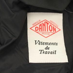 DANTON ダウンフードジャケット DT-A0100 MNT ダウンジャケット Aライン S グレー