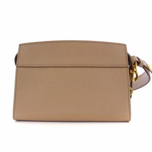 PRADA 1BH043 エスプラナード ショルダーバッグ サフィアーノレザー ピンクベージュ