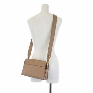 PRADA 1BH043 エスプラナード ショルダーバッグ サフィアーノレザー ピンクベージュ