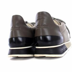 HERMES 182151Z BOUNCING スニーカー レザー切替 36.5 グレージュ