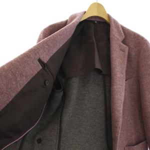 LANVIN COLLECTION 20AW テーラードジャケット 背抜き シングル ウール 46 S ピンク