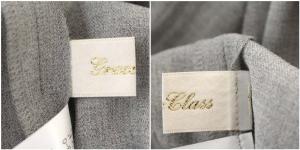 Grace Class 19AW コート 薄手 ロングコート ダブル 36 S グレー