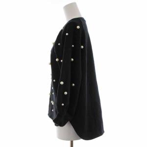 Grace Class トレーナー クルーネック 長袖 パール 36 S 黒 ブラック