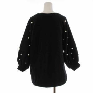 Grace Class トレーナー クルーネック 長袖 パール 36 S 黒 ブラック