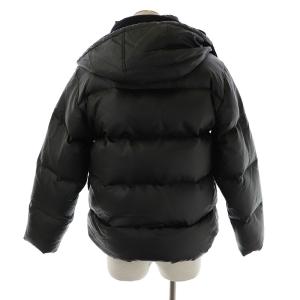 POLO SPORT ダウンジャケット ミドル ジップアップ ナイロン 黒 ブラック