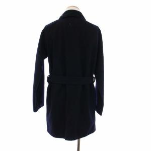 Barbour SL SOLWAY ZIP BONDED WOOL コート ステンカラーコート ミドル丈 紺