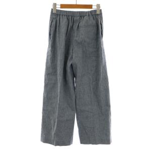 Theory 21SS LINEN DENIM WIDE PULL ON ワイドパンツ デニム イージー 麻 リネン XS 青 ブルー 1106425