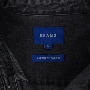 BEAMS 21AW デニム イージー ミニレギュラーカラーシャツ 長袖 M グレー 11-11-6908-791
