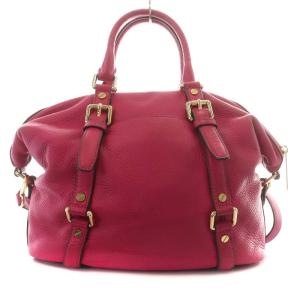 MICHAEL KORS ショルダーバッグ ハンドバッグ 2way レザー ピンク