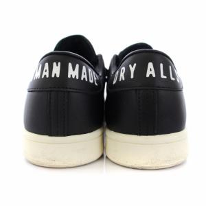 adidas ヒューマンメイド HUMAN MADE STAN SMITH スニーカー シューズ ロゴ レザー US9 27cm 黒 ブラック