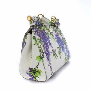 DOLCE&GABBANA シシリー 花柄ハンドバッグ レザー マルチカラー
