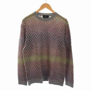 COLLECTION 近年モデル セーター ニット 長袖 50 L グレー マルチカラー 298914