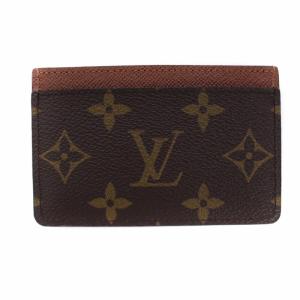LOUIS VUITTON M61733 モノグラム ポルトカルト サーンプル カードケース PVC ブラウン 