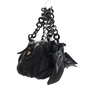 Vivienne Westwood accessories ハンドバッグ チェーンハンドル オーブ リボン 黒