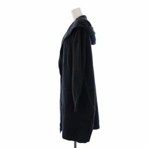 Theory 19AW AVALONIA2 HOODED COAT オーバーカラーコート 長袖 ロング フード ニット ウール ナイロン