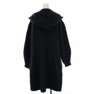 Theory 19AW AVALONIA2 HOODED COAT オーバーカラーコート 長袖 ロング フード ニット ウール ナイロン