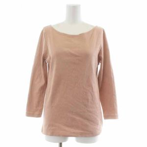 イエナ IENA 七分袖カットソー カットソー ボートネック 七分丈 薄手 1 M ピンク A20SB01IE