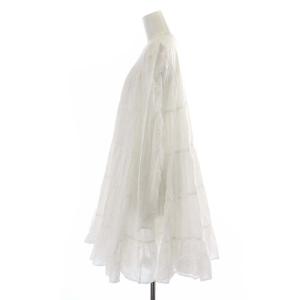 Merlette 18SS ブラウス シャツ チュニック ティアード 長袖 コットン XS 白