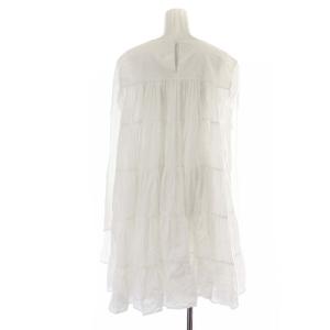 Merlette 18SS ブラウス シャツ チュニック ティアード 長袖 コットン XS 白