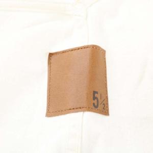Spick&Span 21SS 5 1/2 LEAN-LUNE OVERALL サロペット オーバーオール コットン 38 M 白 ホワイト 21030200112020
