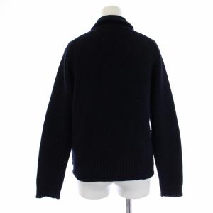MHL. カーディガン 長袖 ウール 2 M 紺 ネイビー 595-264355
