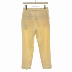 Spick&Span 22AW PL/WO ギャバ テーパードパンツ 38 M ナチュラル アイボリー