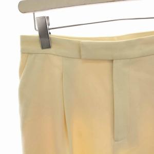 Spick&Span 22AW PL/WO ギャバ テーパードパンツ 38 M ナチュラル アイボリー