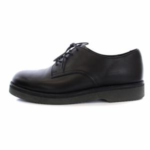 PADRONE URBAN LINE DERBY PLAIN TOE SHOES ビジネスシューズ レザー 41 26cm-26.5cm 黒