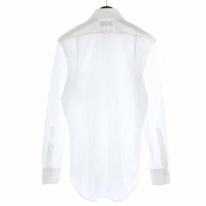 THOM BROWNE ボタンダウンシャツ カジュアルシャツ コットン ポケット ペーパータグ 長袖 1 S 白 ホワイト MWL001A00037100