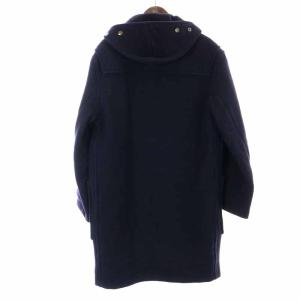 GLOVERALL ダッフルコート ロング ウール フード S 紺 ネイビー
