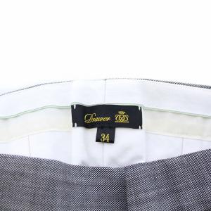 Drawer 22SS ウールナナコ織マッケンパンツ スラックス ロールアップ 34 XS グレー