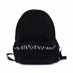 リュックサック デイパック バッグ フリル 黒 タグ付き BD2111-4E-72