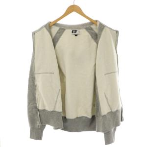 Engineered Garments パーカー ジャケット スウェット ジップアップ フード 裏起毛 M グレー
