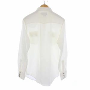 RRL Ralph Lauren ウエスタンシャツ 長袖 コットン M 白 ホワイト