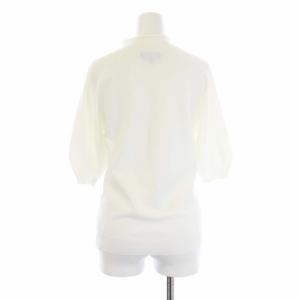 Theory 20AW COMPACT CREPE SEAMLESS PUFF T カットソー ニット セーター S 白 ホワイト