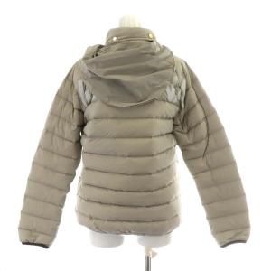 MARK&LONA BIGロゴ ダウンジャケット 40 グレージュ