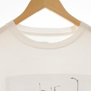 Ron Herman ×Jake Michaels  Day off フォト Tシャツ カットソー プリント柄 プルオーバー 半袖 S 白 ホワイト