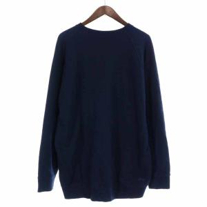 LOOPWHEELER トレーナー スウェット プルオーバー コットン 長袖 L 紺 ネイビー