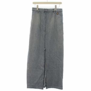 DIESEL DE-GONDER タイトスカート デニムスカート スリット ロング マキシ 25 M インディゴ
