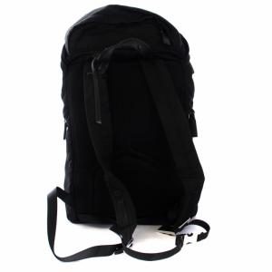 PRADA リュックサック バックパック 三角プレート ナイロン レザー 黒