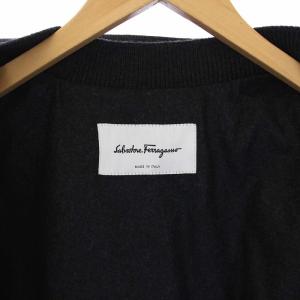 Salvatore Ferragamo スイングトップジャケット  中綿ライナー ガンチーニ 総柄 54 グレー