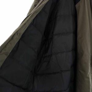 DIESEL ダウンコート ミリタリーコート ロング ジップアップ XS カーキ