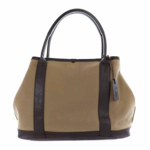 Felisi トートバッグ キャンバス レザー ブラウン